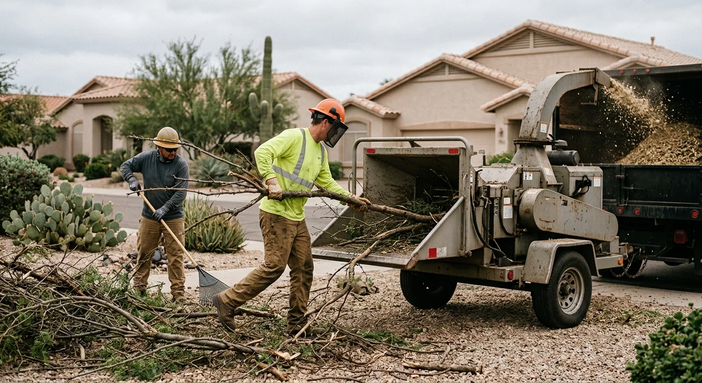 Post-Storm Brush Debris Cleanup