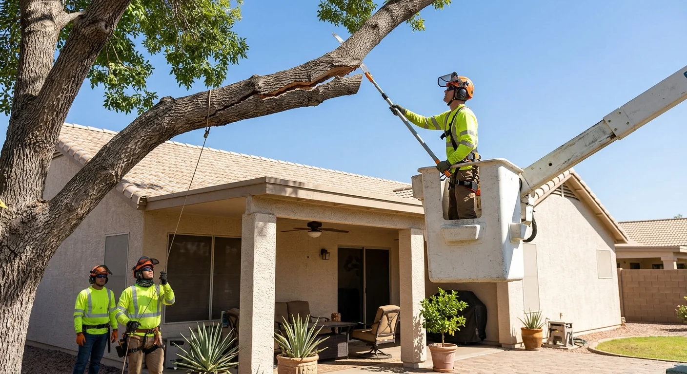 Hazardous Limb Failure Above a Backyard Patio
