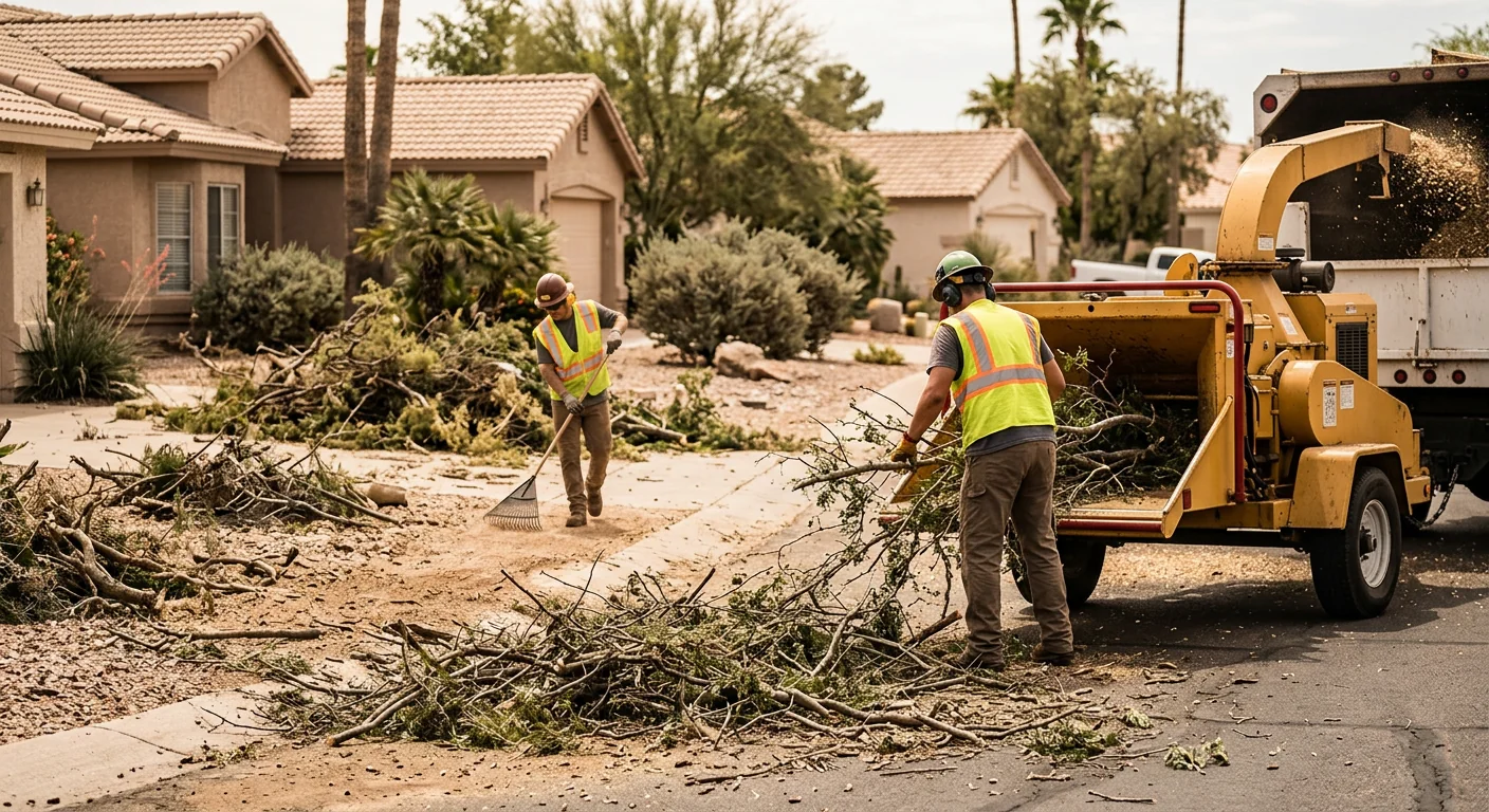 Emergency Canopy Debris Removal Along a Shared Driveway