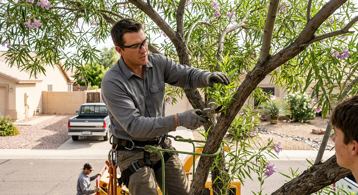 Reviving a Declining Desert Willow in a Sun City Backyard