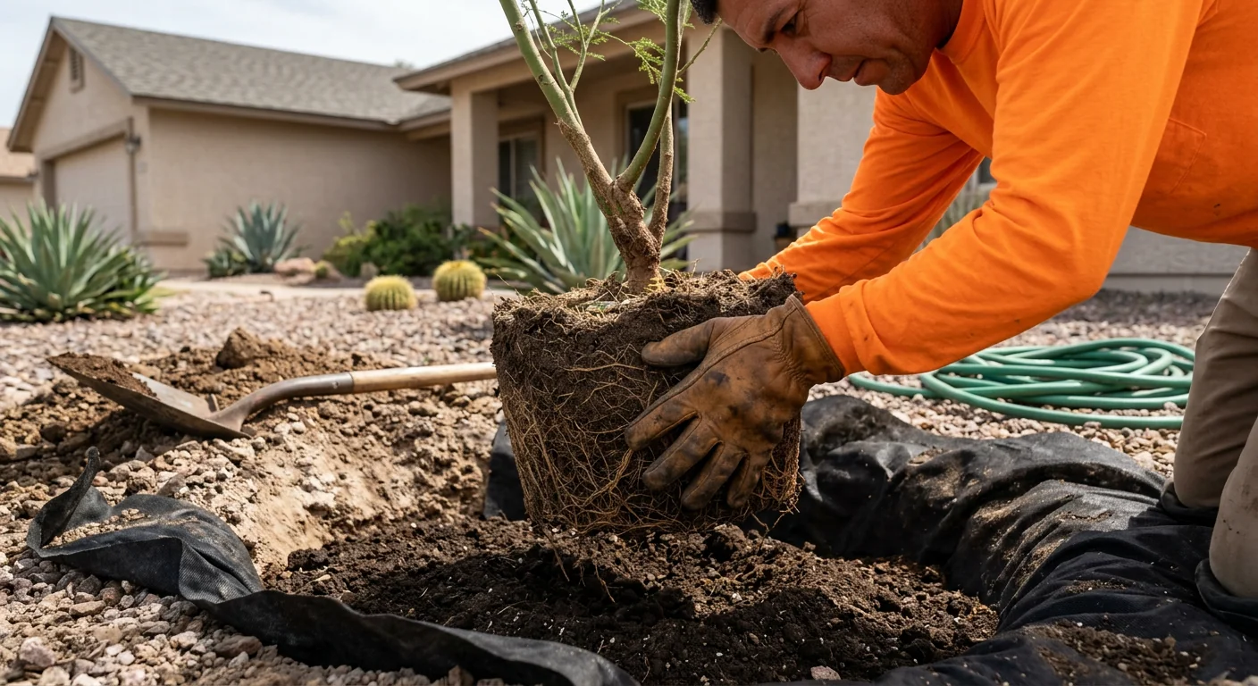 Front-Yard Accent Trees Placed to Prevent Foundation Conflicts