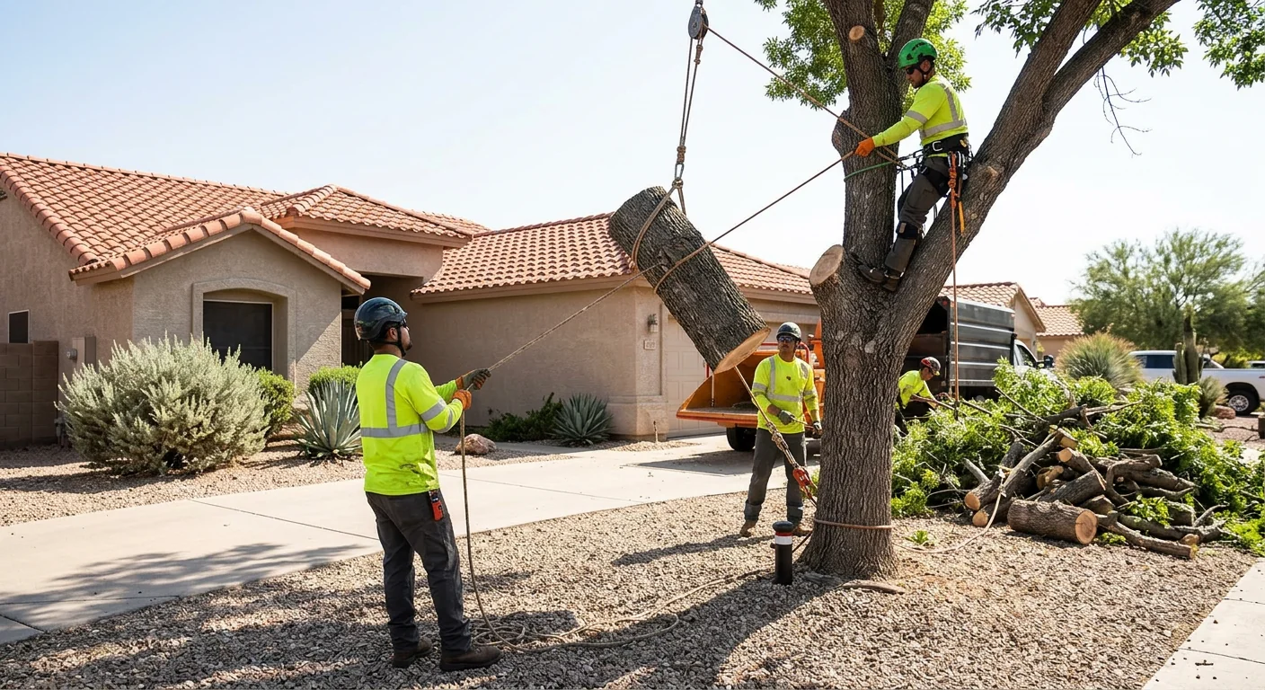 Declining Ash Removal Near a Sun City Foundation