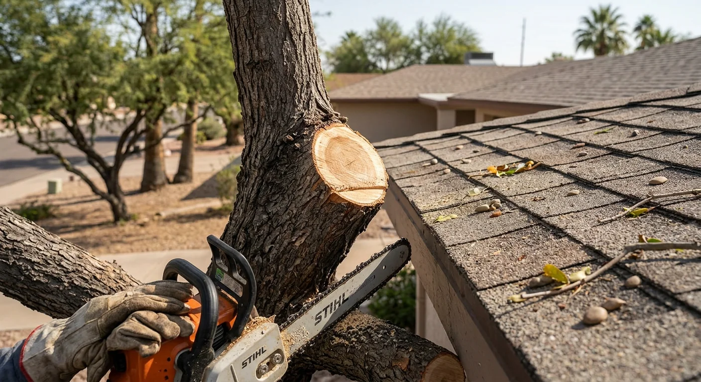 Clearance Trimming Away From Rooflines